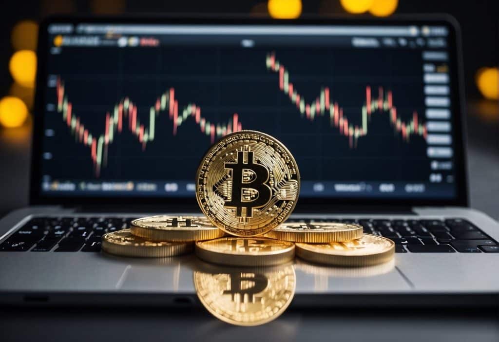 Cryptocurrency charts fluctuate wildly as Binance delists coins. Traders panic, sell-offs ensue, and market volatility soars