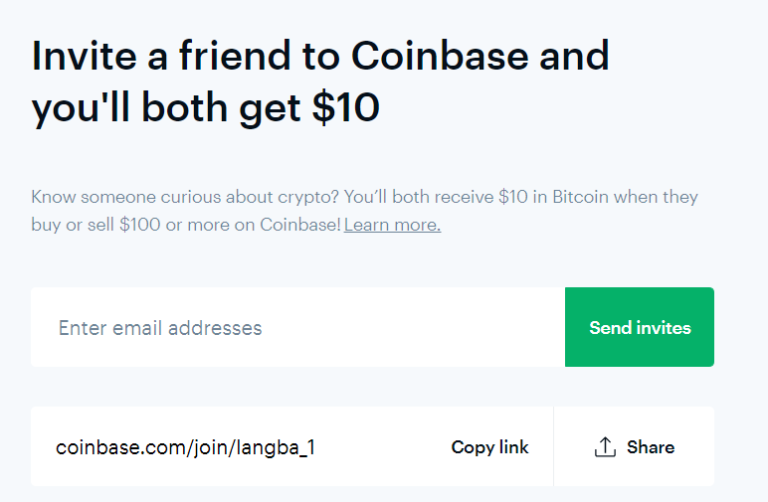 Home 35 Coinbase Referral Program